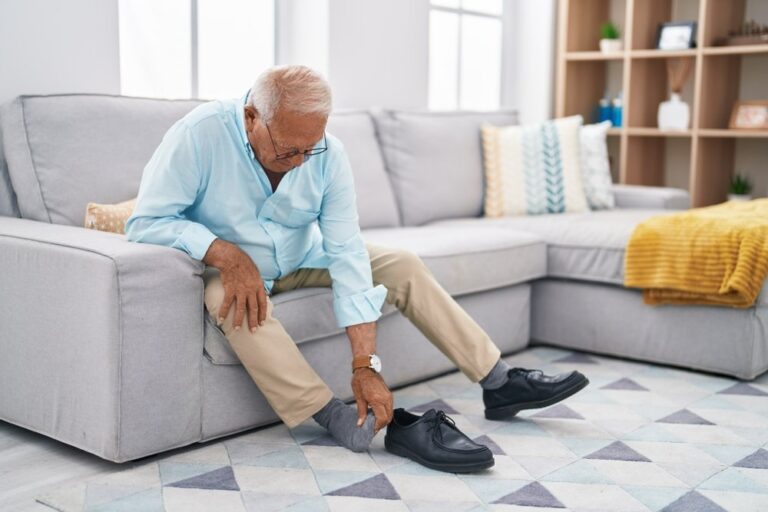 Swollen feet in older people: causes and solutions